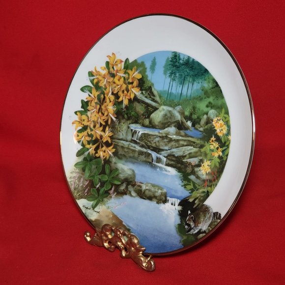 VTG Decorative Plate Royal Windsor Wild Honeysuckle Wildflowers of the South - Picture 6 of 11
